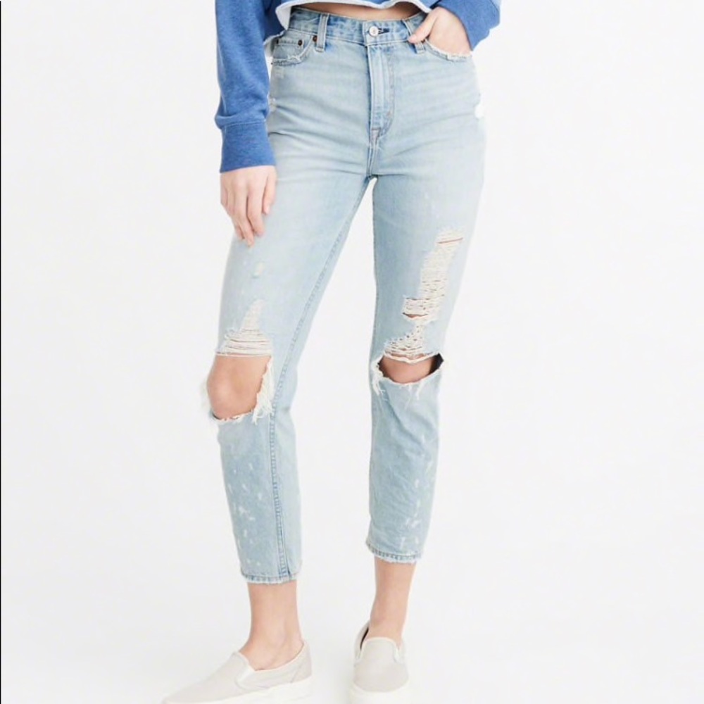 NEW high-rise girlfriend jeans